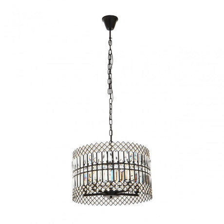 Babylon Five Bulb Crystal Chandelier