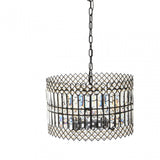 Babylon Five Bulb Crystal Chandelier
