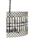 Babylon Five Bulb Crystal Chandelier