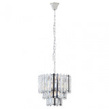 Babylon Eight Bulb Chrome Chandelier