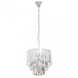 Babylon Eight Bulb Chrome Chandelier