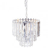 Babylon Eight Bulb Chrome Chandelier