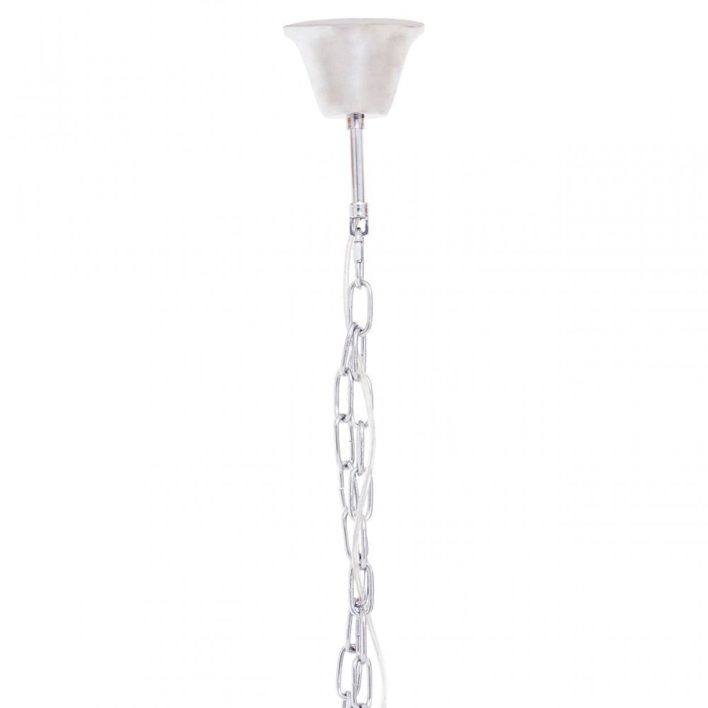 Babylon Eight Bulb Chrome Chandelier