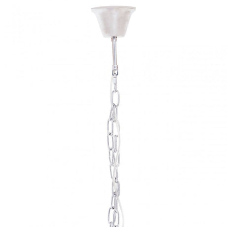 Babylon Eight Bulb Chrome Chandelier