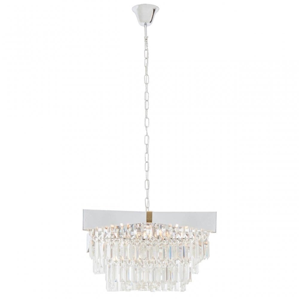 Babylon Six Bulb Chrome Chandelier