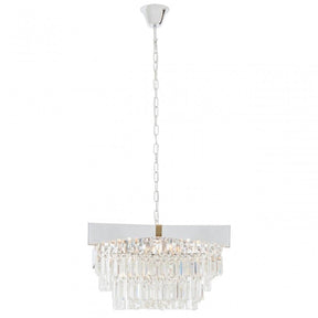 Babylon Six Bulb Chrome Chandelier