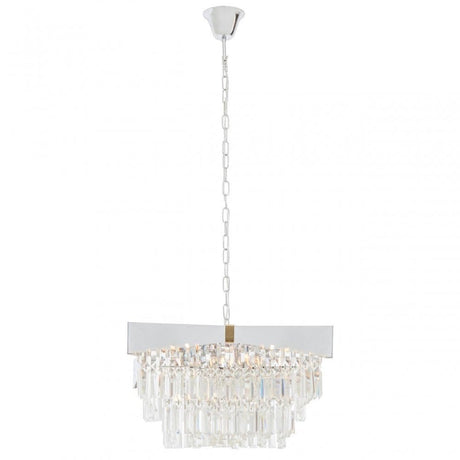 Babylon Six Bulb Chrome Chandelier