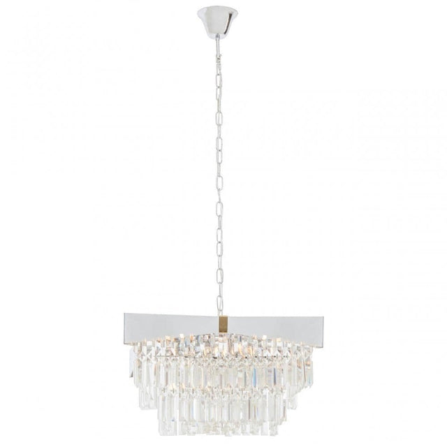 Babylon Six Bulb Chrome Chandelier