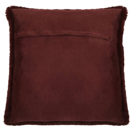 Bosie Lamina Red Wine Square Cushion