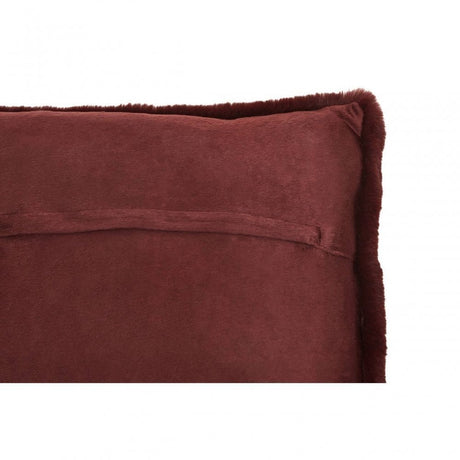 Bosie Lamina Red Wine Square Cushion