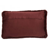 Bosie Lamina Red Wine Rectangular Cushion