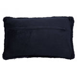 Bosie Lamina Navy Blue Rectangular Cushion