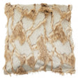 Bosie Lamina Grey And Natural Square Cushion