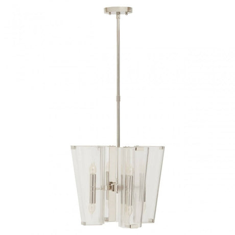 Celeste Nickel Finish Pendant Light
