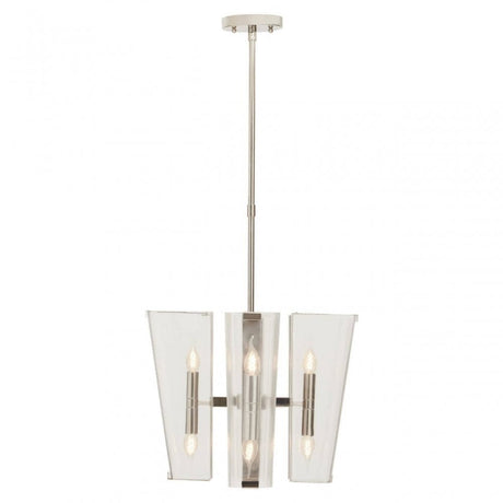 Celeste Nickel Finish Pendant Light