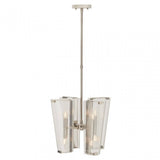 Celeste Nickel Finish Pendant Light
