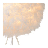 Lucide GOOSY SOFT Floor Lamp - Ø 50 cm - E27 Socket - White Elegance