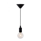 Lucide FIX - Modern Black Pendant Light - Ø 10 cm - E27 Socket