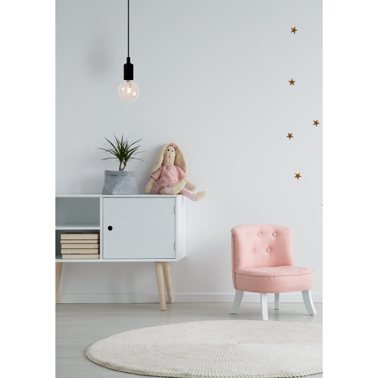 Lucide FIX - Modern Black Pendant Light - Ø 10 cm - E27 Socket