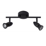 Lucide CARO - Modern Black Ceiling Spotlights - Dual GU10