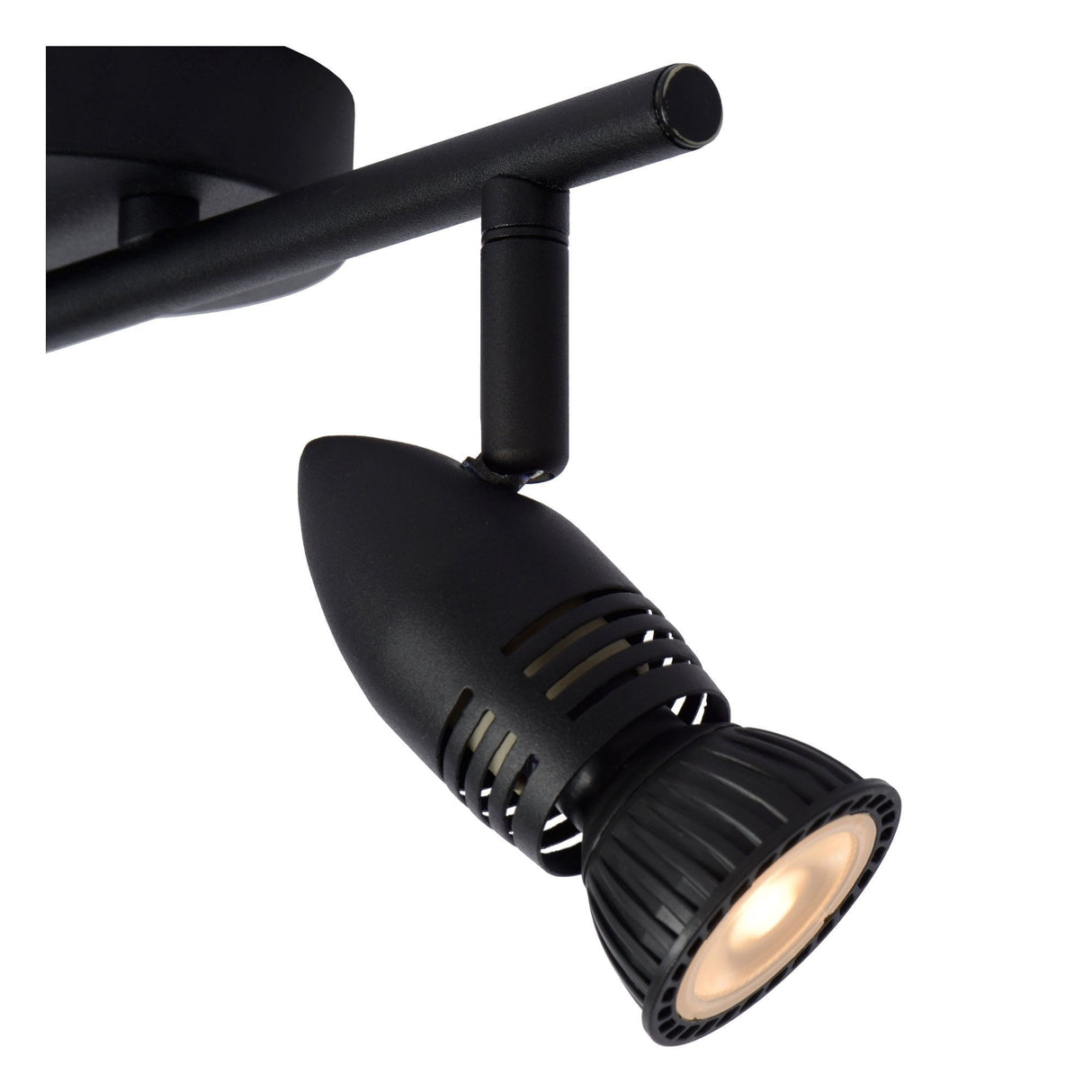 Lucide CARO - Modern Black Ceiling Spotlights - Dual GU10