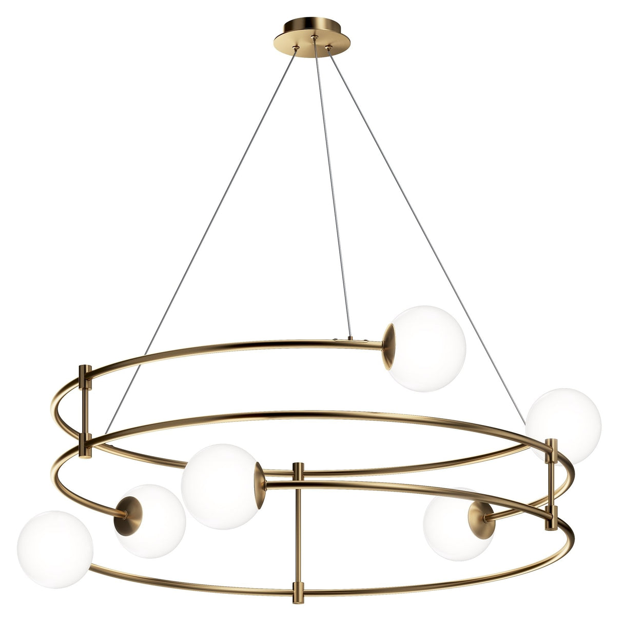 Elegant Arc Gold Pendant Lamp - Contemporary Design