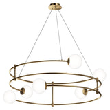 Elegant Arc Gold Pendant Lamp - Contemporary Design