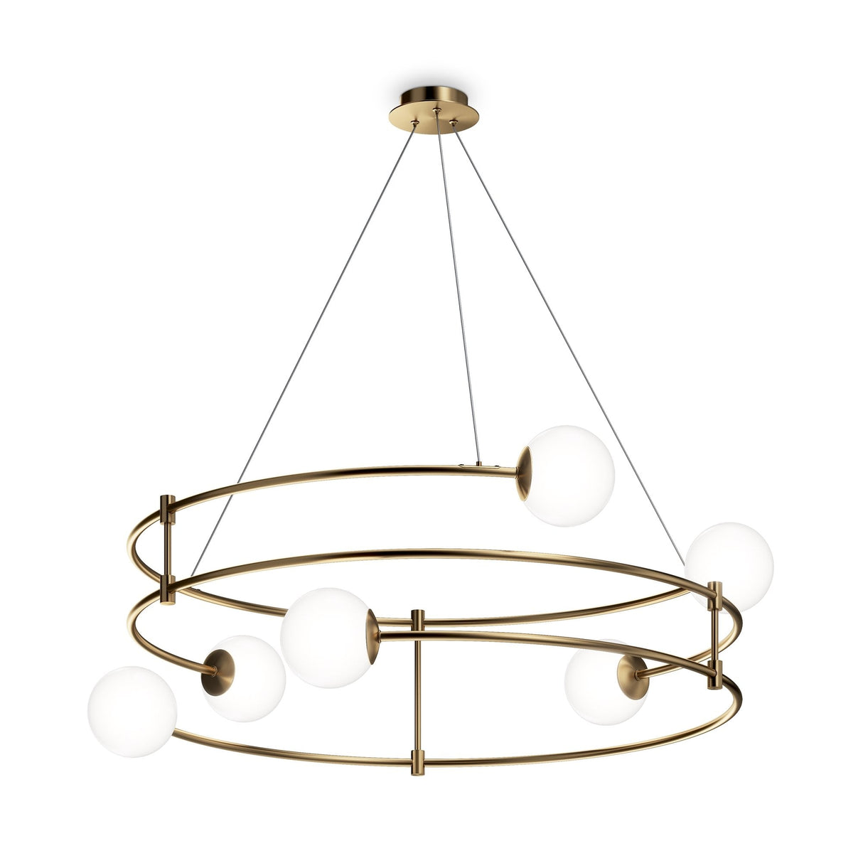 Elegant Arc Gold Pendant Lamp - Contemporary Design