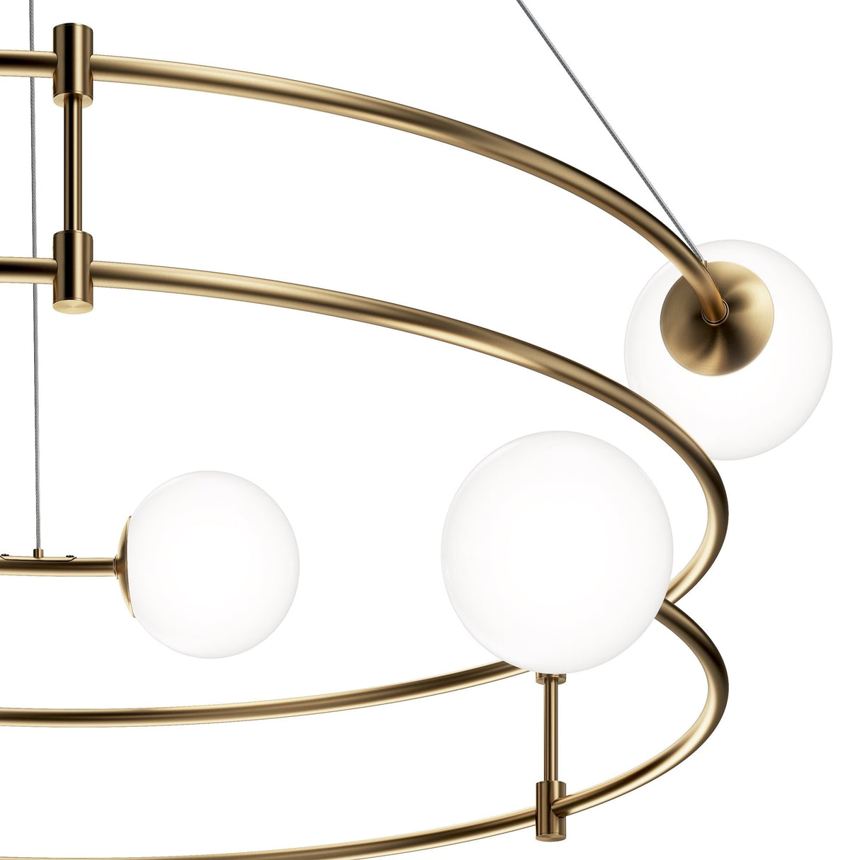 Elegant Arc Gold Pendant Lamp - Contemporary Design