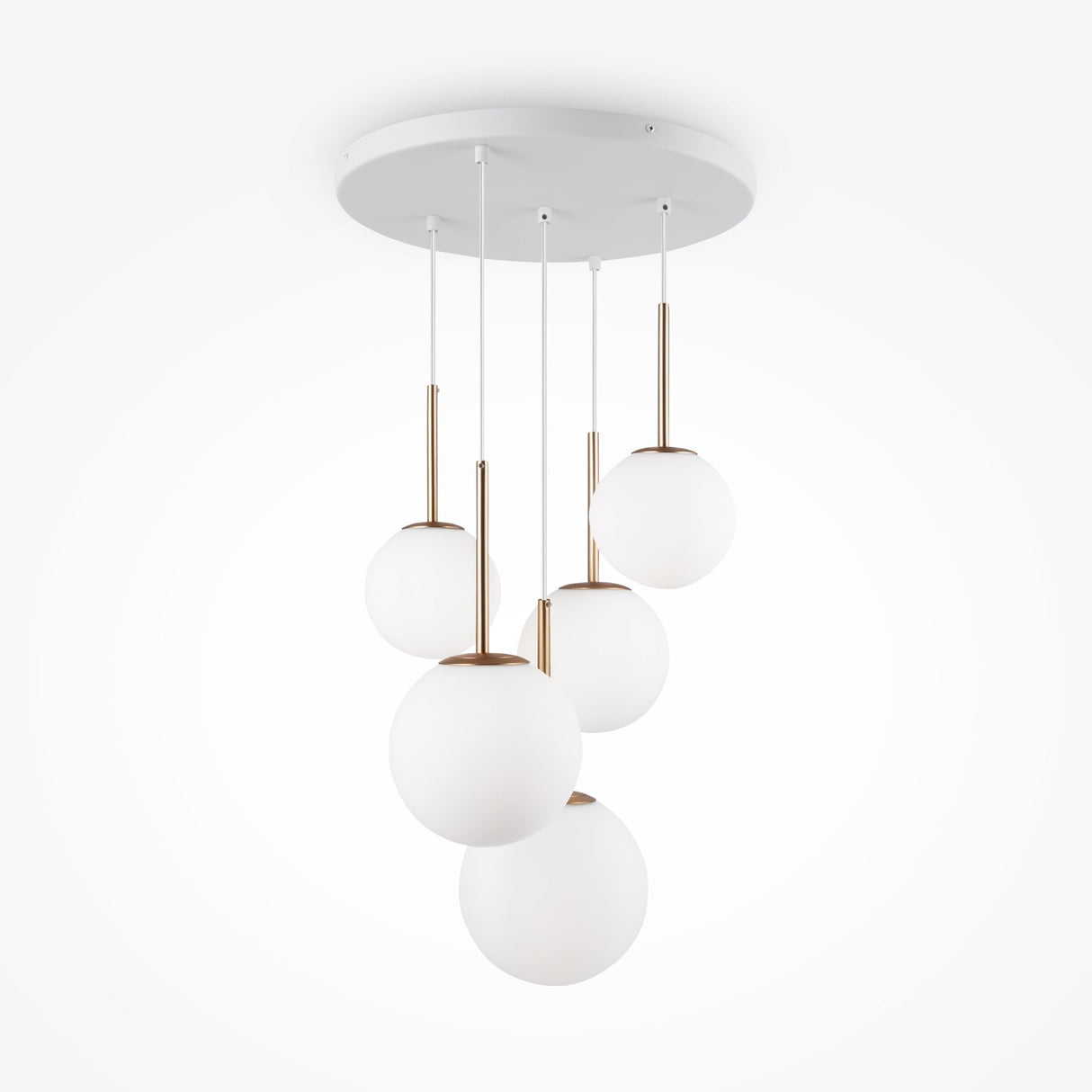 Contemporary Gold Sphere Pendant Light - Maytoni Modern Collection