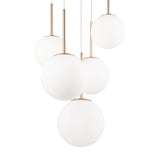 Contemporary Gold Sphere Pendant Light - Maytoni Modern Collection
