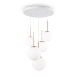 Contemporary Gold Sphere Pendant Light - Maytoni Modern Collection