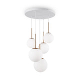 Contemporary Gold Sphere Pendant Light - Maytoni Modern Collection