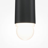 Sleek Black Modern Pendant Light - Cascade Series