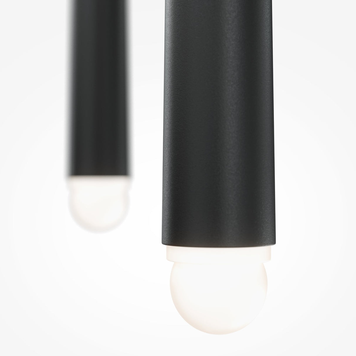 Sleek Black Cascade LED Pendant Light by Maytoni