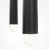 Sleek Black Cascade LED Pendant Light by Maytoni