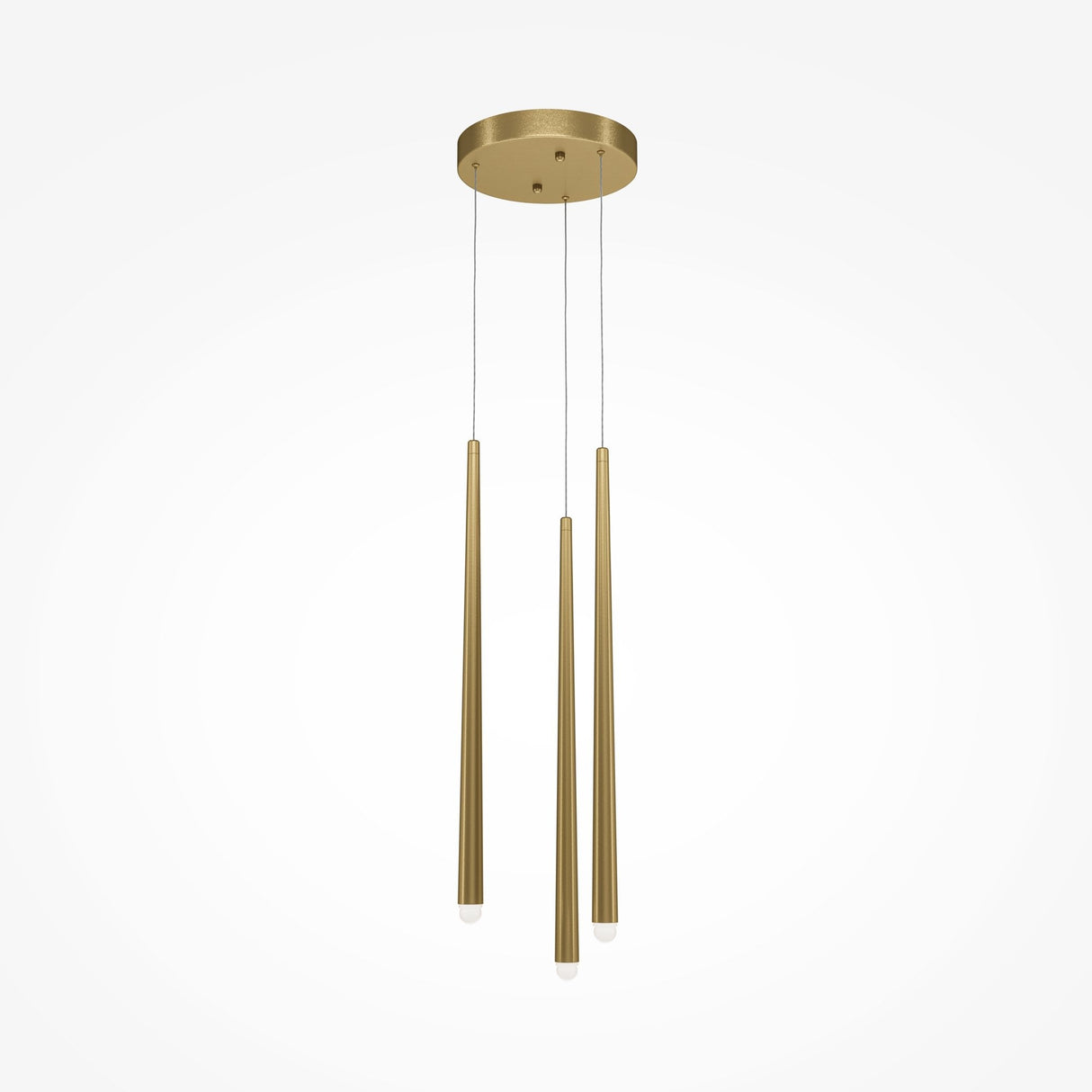 Elegant Brass Cascade Pendant Light Fixture - Maytoni Modern Style