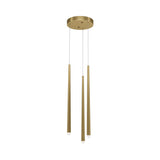 Elegant Brass Cascade Pendant Light Fixture - Maytoni Modern Style