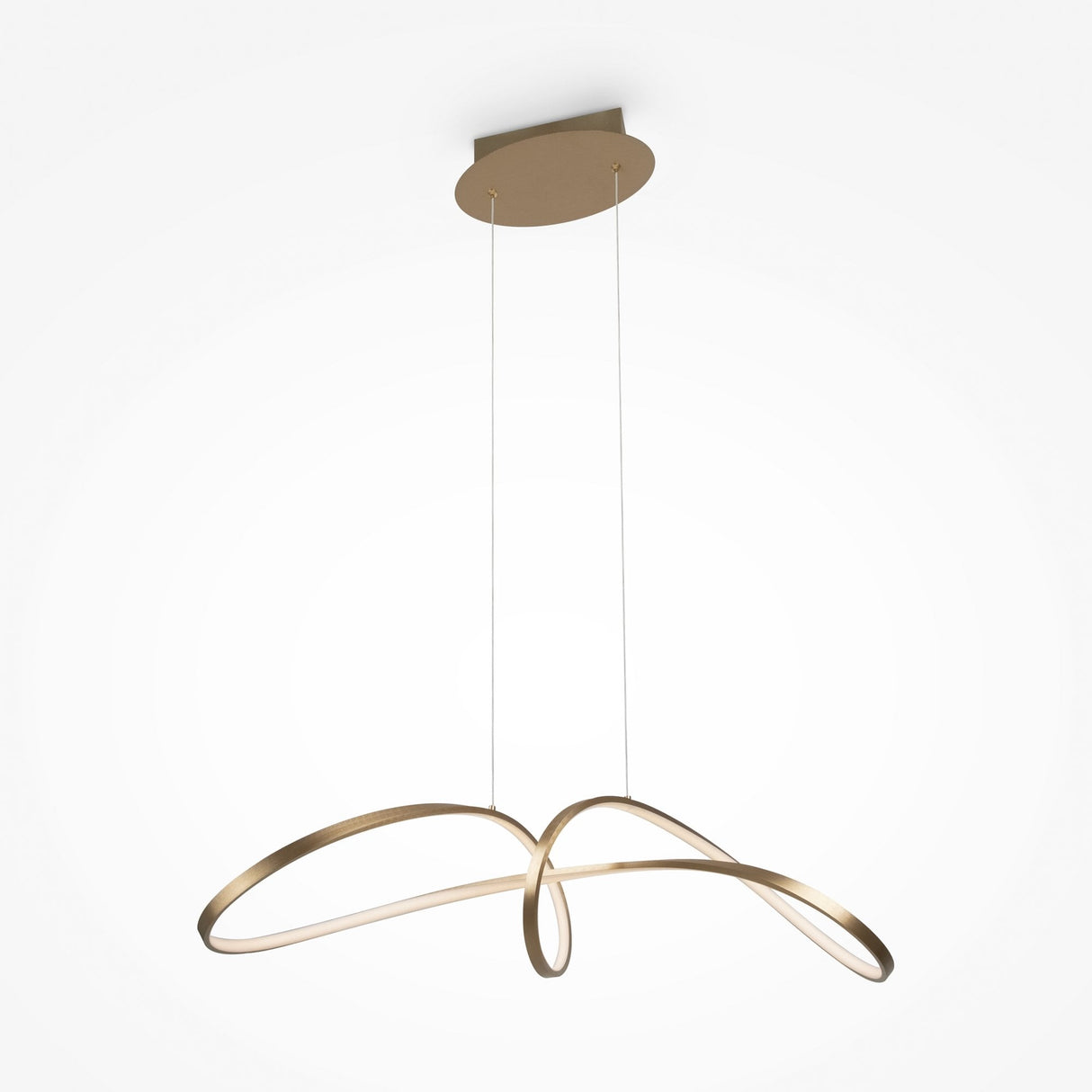 Elegant Gold Curve Minimalist Pendant Lamp