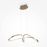 Elegant Gold Curve Minimalist Pendant Lamp
