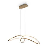 Elegant Gold Curve Minimalist Pendant Lamp