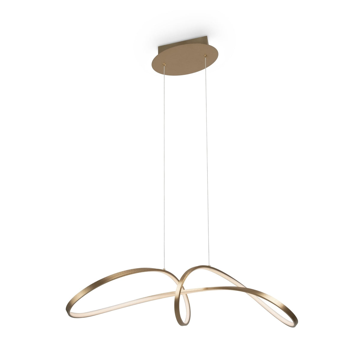 Elegant Gold Curve Minimalist Pendant Lamp