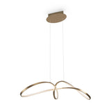 Elegant Gold Curve Minimalist Pendant Lamp