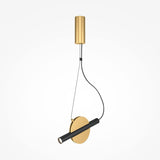Brass Elegance: Enigma Pendant Lamp by Maytoni