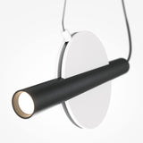 Sleek Enigma Pendant Light - White