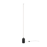 Sleek Black Modern Flow LED Floor Lamp by Maytoni