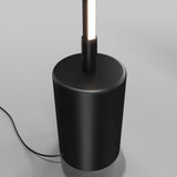 Sleek Black Modern Flow LED Floor Lamp by Maytoni