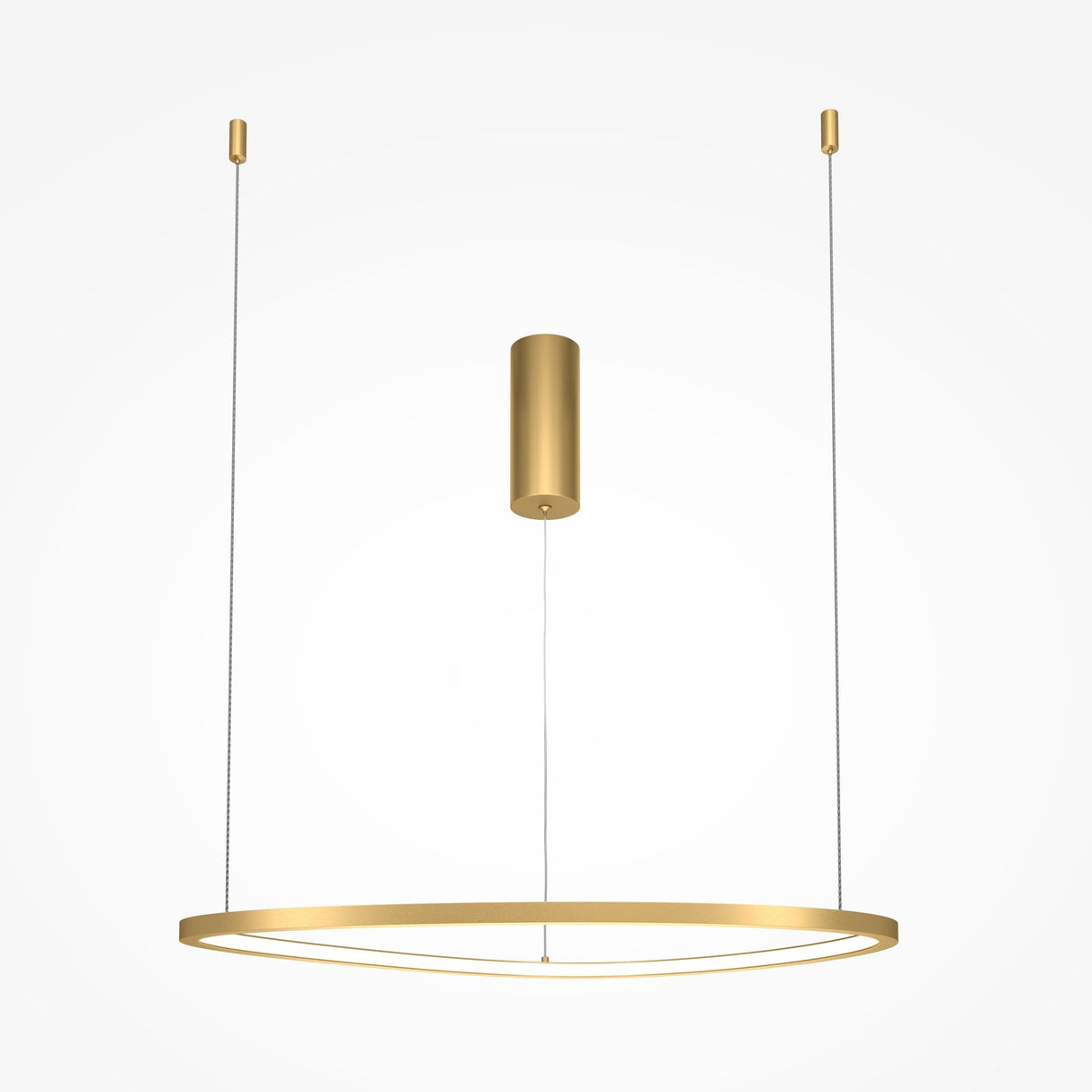 Gleaming Brass Modern Pendant Light - Maytoni Glint Series