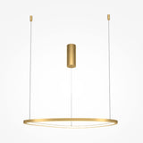 Gleaming Brass Modern Pendant Light - Maytoni Glint Series