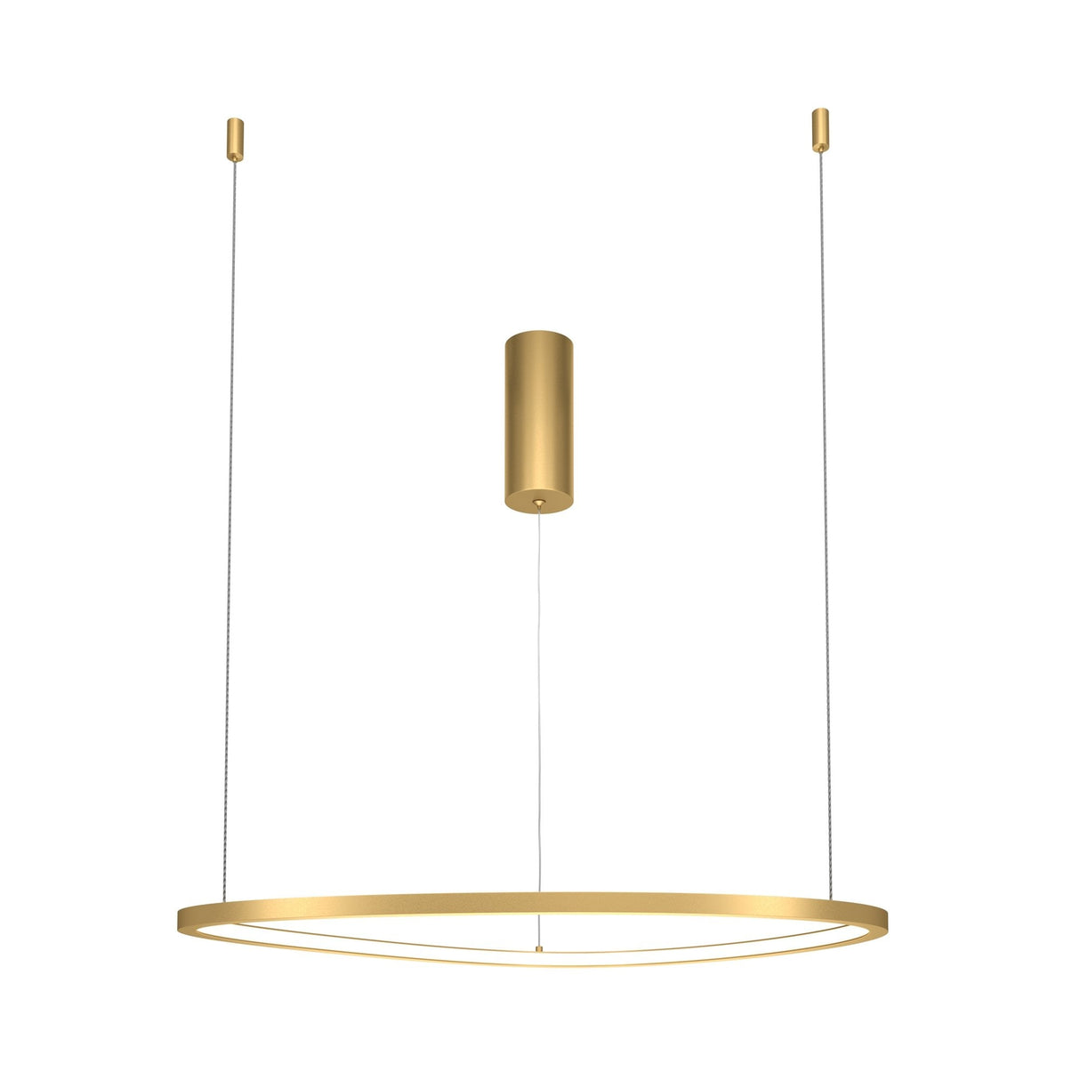 Gleaming Brass Modern Pendant Light - Maytoni Glint Series
